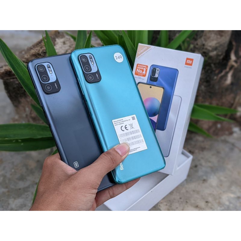 REDMI NOTE 10 5G RAM 4/128GB & 8/128GB FULLSET BERGARANSI (SECOND)