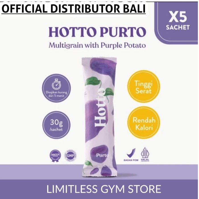 

HOTTO PURTO 5 sachet - Multigrain Purple Potato Ubi Ungu