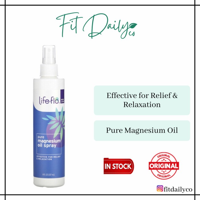 Promo Life Flo Pure Magnesium Oil Spray 237 Ml