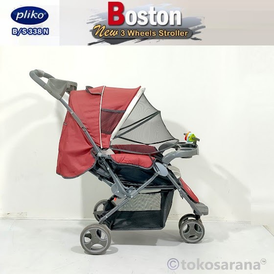 Promo Kereta Bayi Pliko Boston New Born-3 Tahun Stroller Roda Tiga Pk338