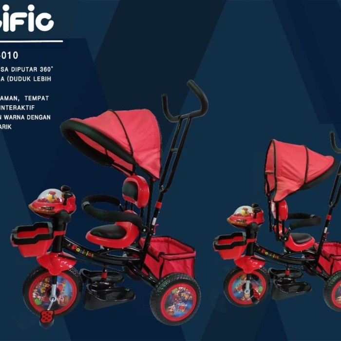 Promo Stroller Pacific Lmx 010 Stroller Bayi Sepeda Roda Tiga