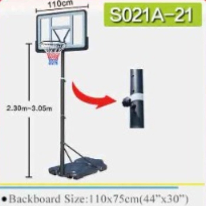 Promo Ring Basket S-21A Procourt Portable Portabel Dewasa Original Pro Court