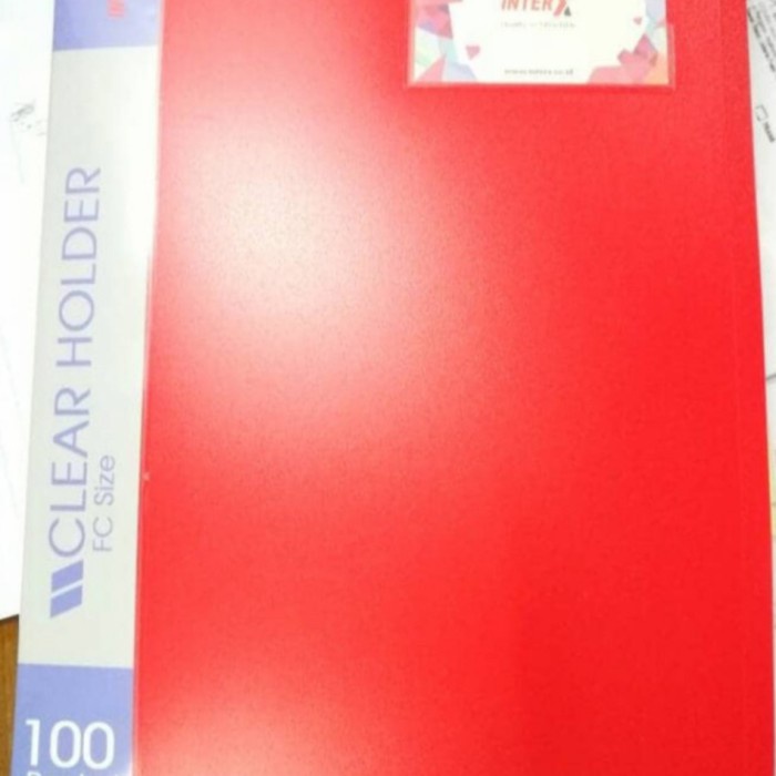 

Terbaru Inter X Clear Holder Folio 100 Pocket Lembar + Cover Book Tebal Hitam Harga Khusus