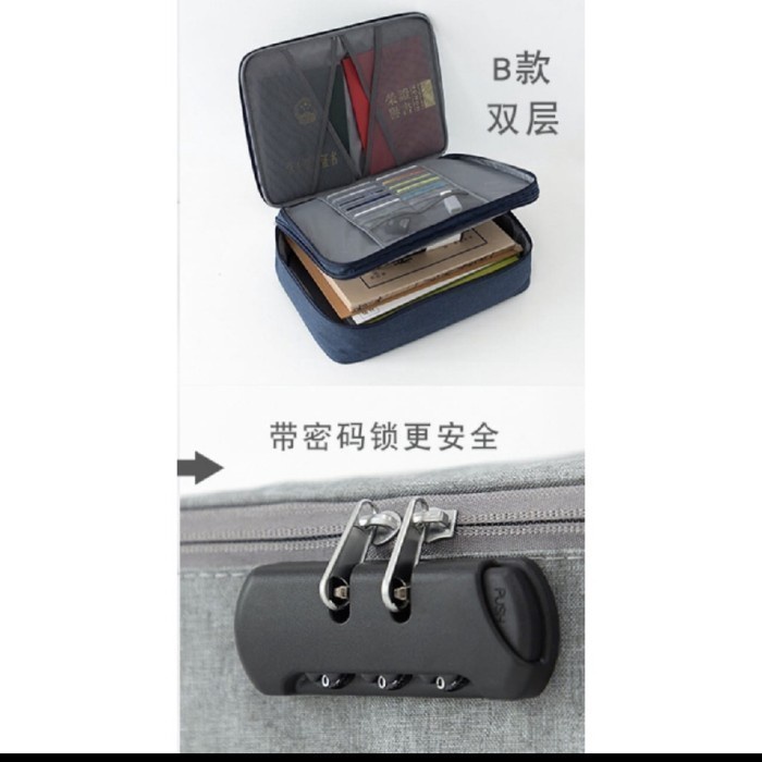 

For Sale Tas Travel Organizer Storage Box Multifungsi Handbag Passport Doc Tf Original