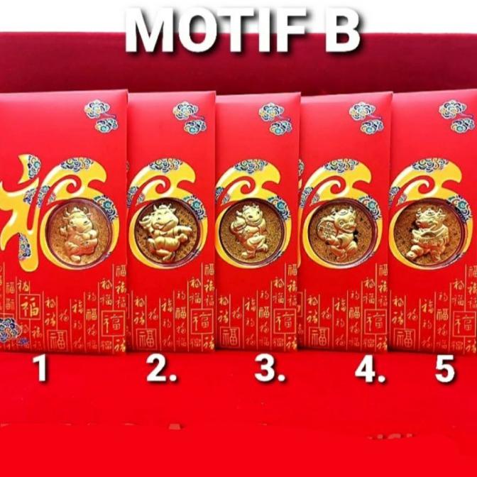 

XIEXIENIN Angpao Emas Kerbao 2021 Angpau Koin Emas Gold Plated Murah Ampao Kebo