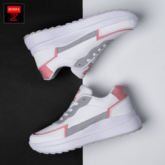 NEW Sepatu Sneakers Wanita olahraga Import Sepatu Putih Cewek