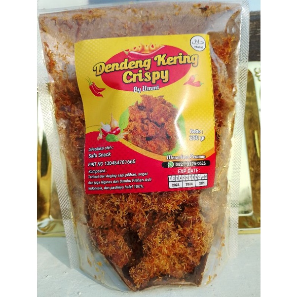 

SERUNDENG DENDENG DAGING SAPI Crispy Halal 250 grm gratis Sambal