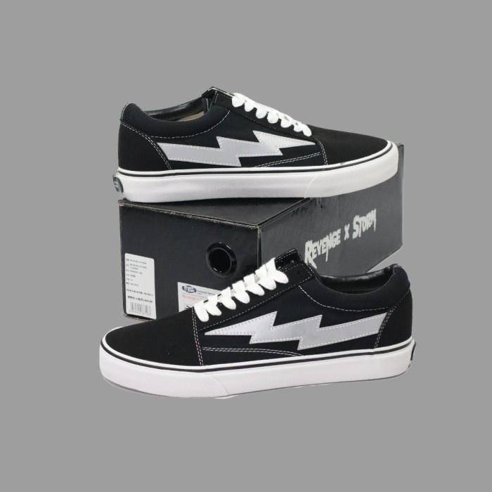 REVENGE X STORM CLASSIC BLACK ORIGINAL SEPATU SNEAKERS PRIA WANITA - 8