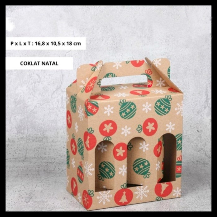 Box Natal 3 Botol 250ml Box Natal 6 Botol Kale Box Jinjing Botol Kale