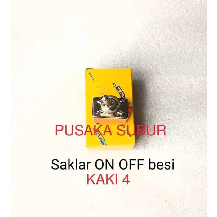 Toggle Switch 4 Kaki 15A ON-OFF 250VAC star