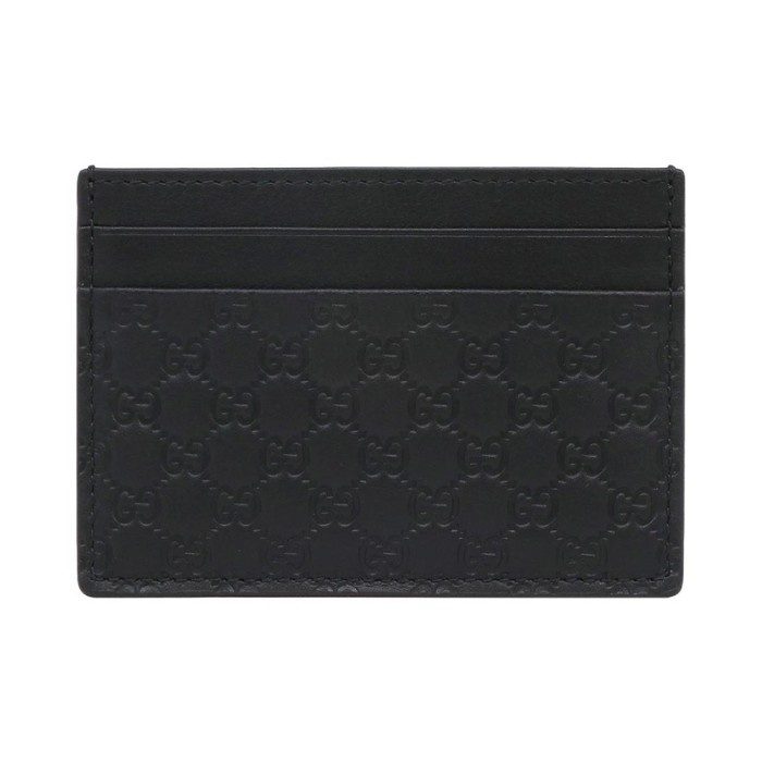 

Gucci GG Embossed Jacquard Card Wallet Black