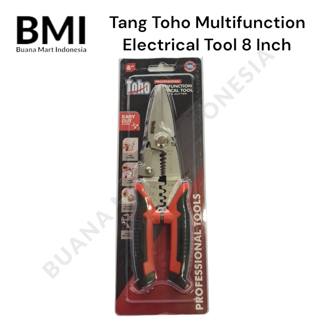 Tang Toho Multifunction Electrical Tool 8 Inch Tang Kupas Kabel