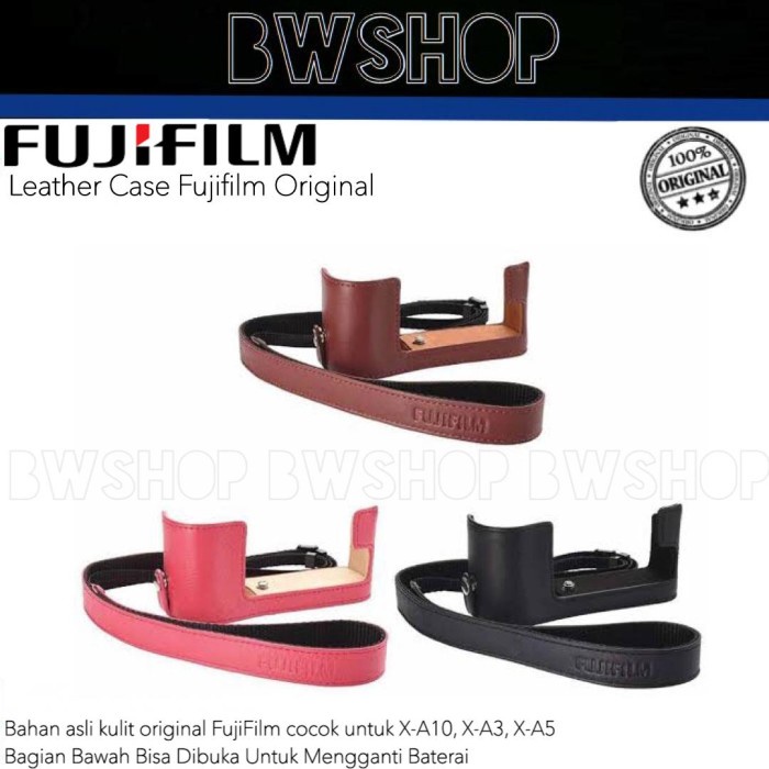 FUJIFILM LEATHER CASE FUJIFILM XA3 FUJIFILM XA10 FUJI XA5 HALF CASE
