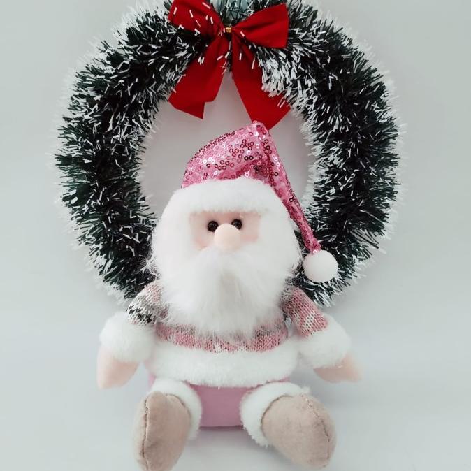 

Ready Boneka Pink Baju Gliter Santa Snowman Plush Toy Kado Natal Unik Murah Pengiriman Cepat
