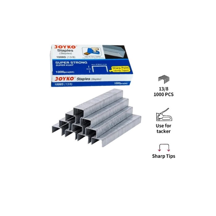 

Staples JOYKO No. 1008S ( Isi Stapler ) 1Dus kecil