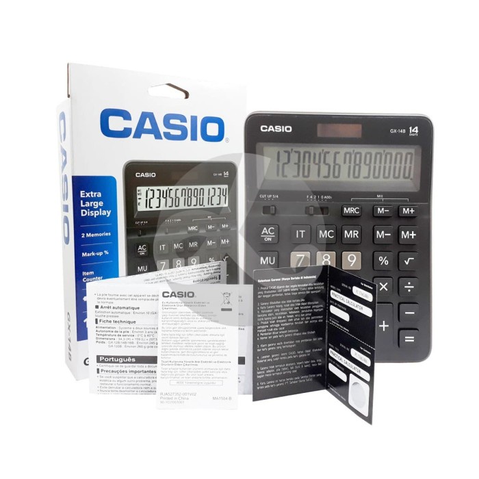 

Calculator Kalkulator CASIO GX-14B GX 14B Dekstop Calculator Original