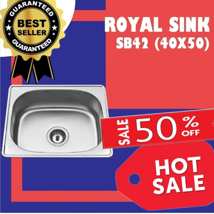 Terbaru Kitchen Sink Royal Sb 42 / Royal Sb42 / Sink Royal Sb 42 Promo Terlaris