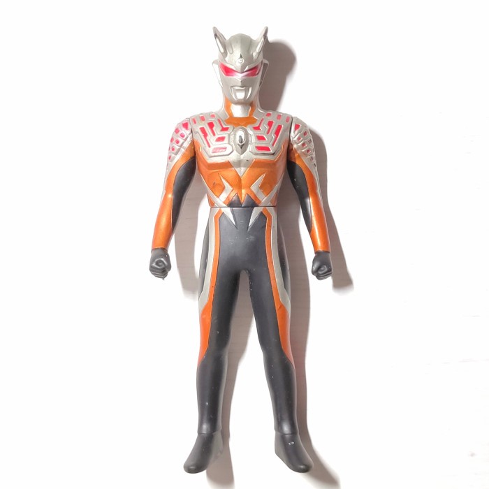 uhs ultraman zero darklops action figure vinyl 16 cm bandai very rare telorayampuyuh