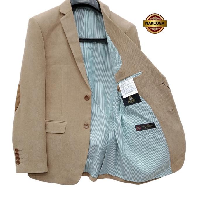 jas blazer pria casual bahan wol import