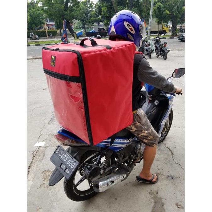 NEW BIG BAGG  Tas Ransel delivery tas ojol tas kurir orange