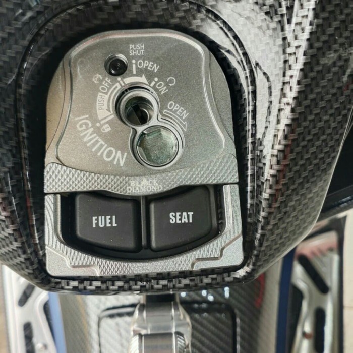 Cover Kunci Kontak BLACK DIAMOND New Nmax 2020 / Tutup Kunci Nmax 2020 star