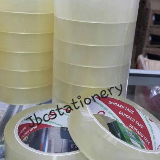 

6 Buah Selotip Isolasi Lakban Daimaru Lebar 24Mm / 1 Inch Kode 649