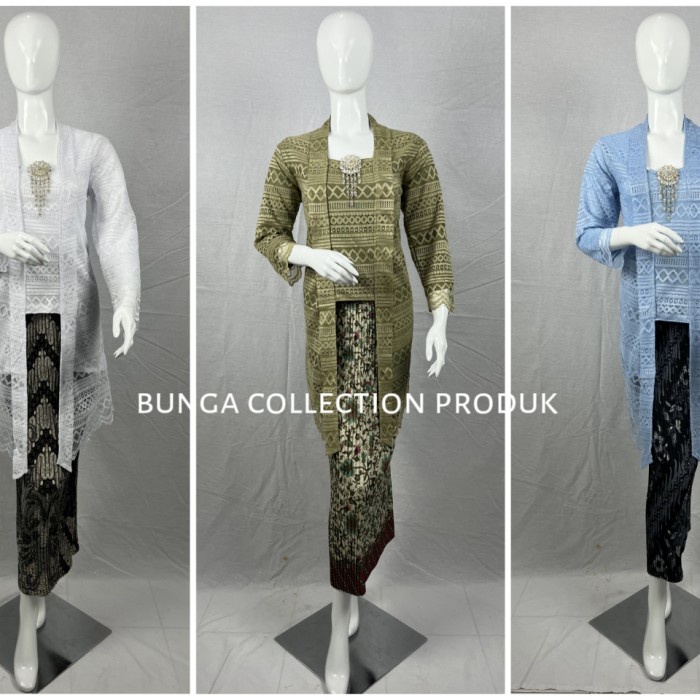 Kebaya Kutubaru Modern/Kebaya Kutubaru Panjang/Kutubaru Brukat