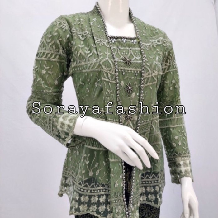 Kebaya Modern Model Kutu Baru Payet