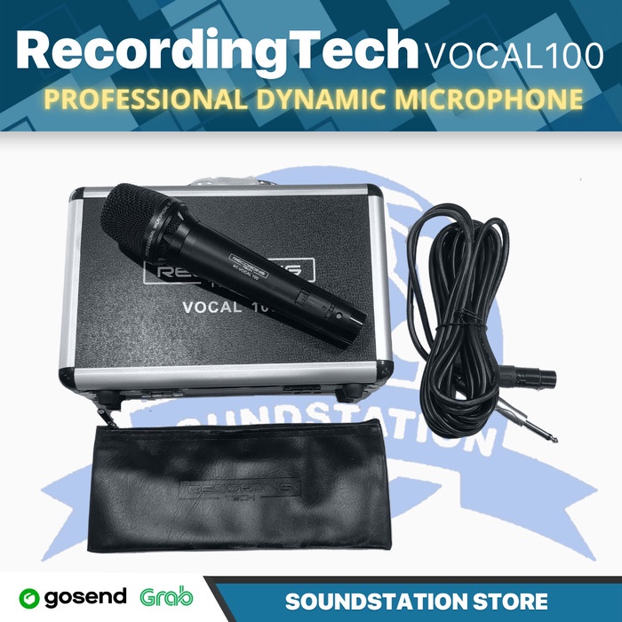 Recording Tech RT Vocal100 Professional Dynamic Mic - Mic RT Vocal 100