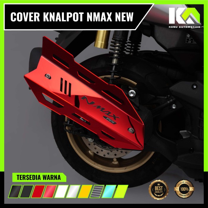 NEW COVER KNALPOT NMAX OLD NMAX NEW 2016-2022 TUTUP TAMENG KNALPOT NMAX ORIGINAL TERBARU