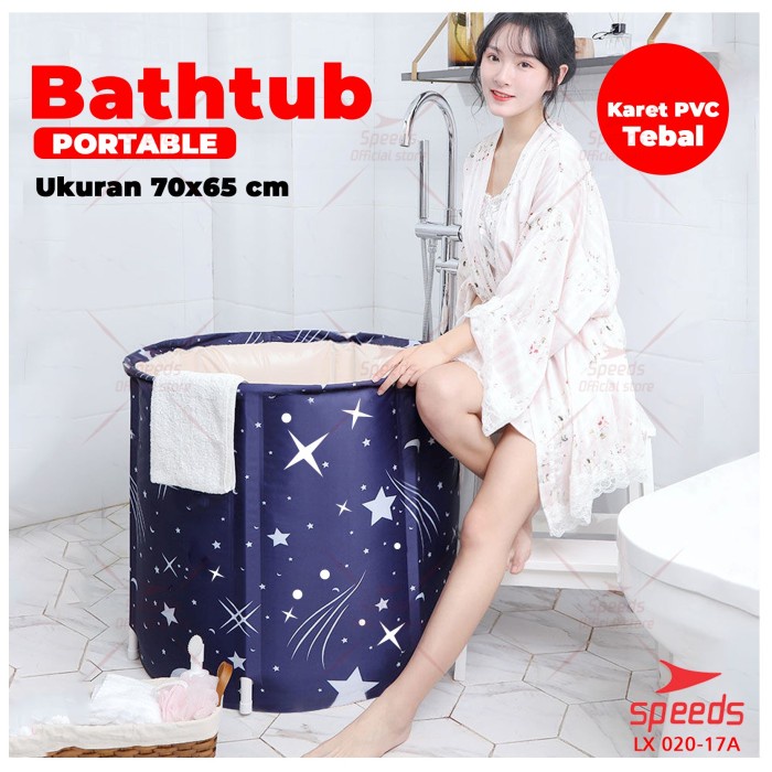 Promo Folding Bathtub Portable Bak Mandi Lipat Bathtub Lipat Speeds 020-17