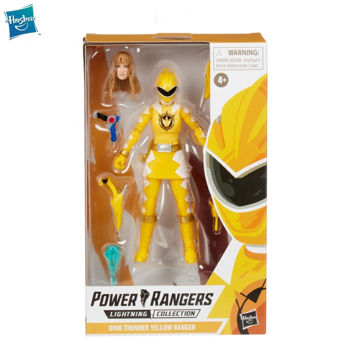 Power Rangers Lightning Collection Dino Thunder Yellow Ranger Figure Ready