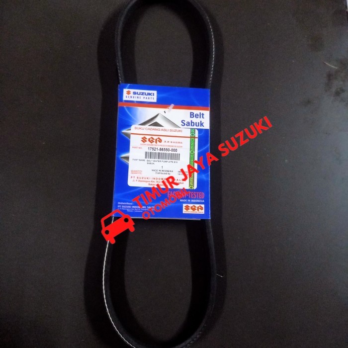 Fan Belt Dinamo Ampere 4Pk 815, 17521-86550 Asli Sgp Kode Hv161