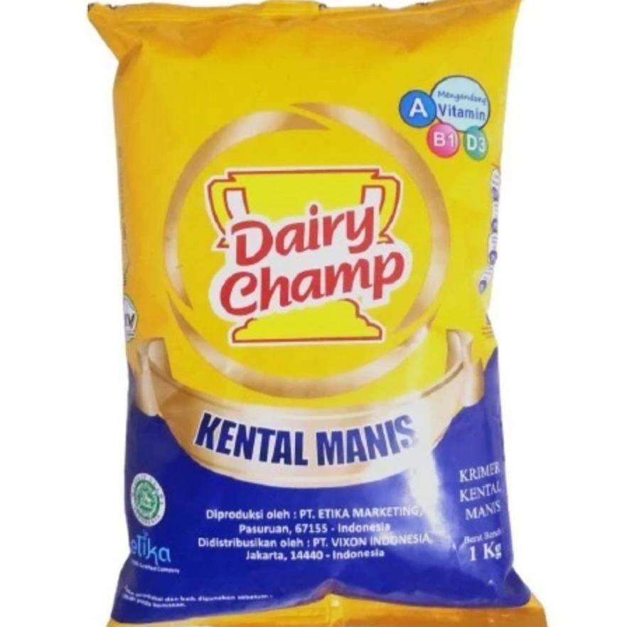 

NEW PRODUK SUSU KENTAL MANIS DAIRY CHAMP 1KG SUSUKENTAL MANIS DAIRY CHAMP 1000GRM FULL DISCOUNT