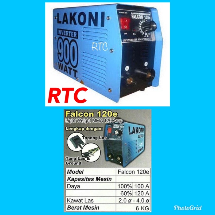 [Original] Mesin Las Trafo Inverter Lakoni 900 Watt 120 E Limited