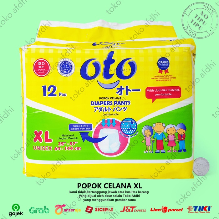Promo Otto Xl - Popok/Pempers Celana Dewasa (Isi 12)