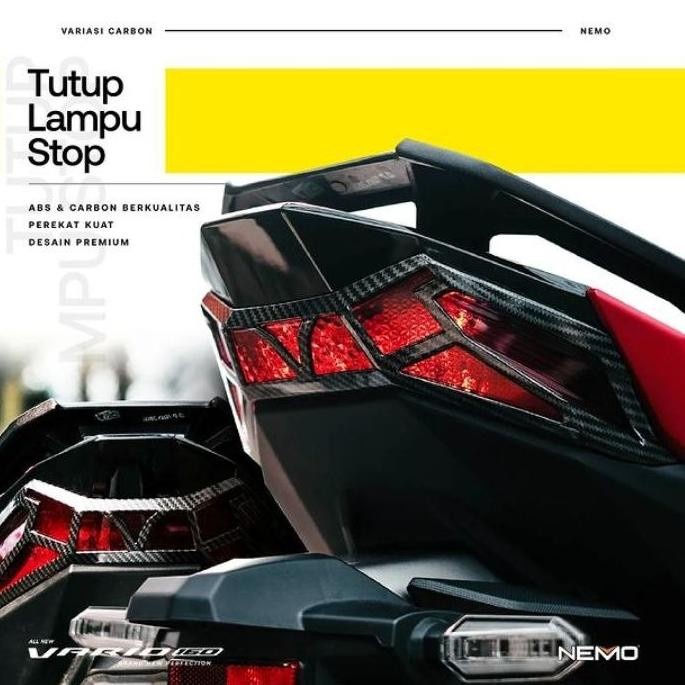 PROMO PAKET CARBON NEMO VARIO 160 CBS ABS 2021 2022 AKSESORIS MOTOR VARIO TERLARIS