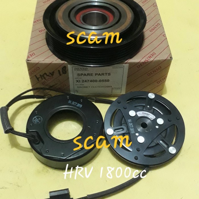 [New] Magnet Clutch Pully Compresor Honda Hrv 1800Cc 6Pk Original Terbatas