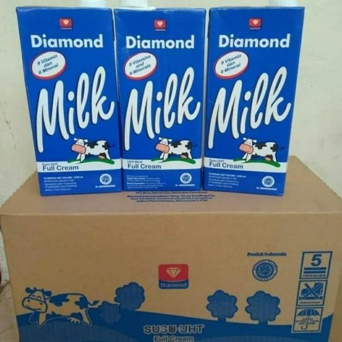 

Susu Diamond UHT 1 liter isi 12 pcs KHUSUS GOJEK/GRAB