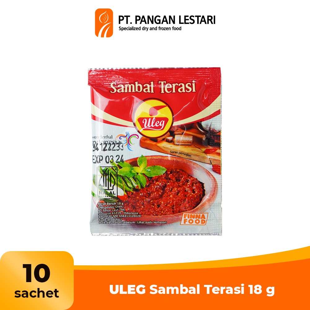 

ULEG Sambal Terasi 10 Sachet