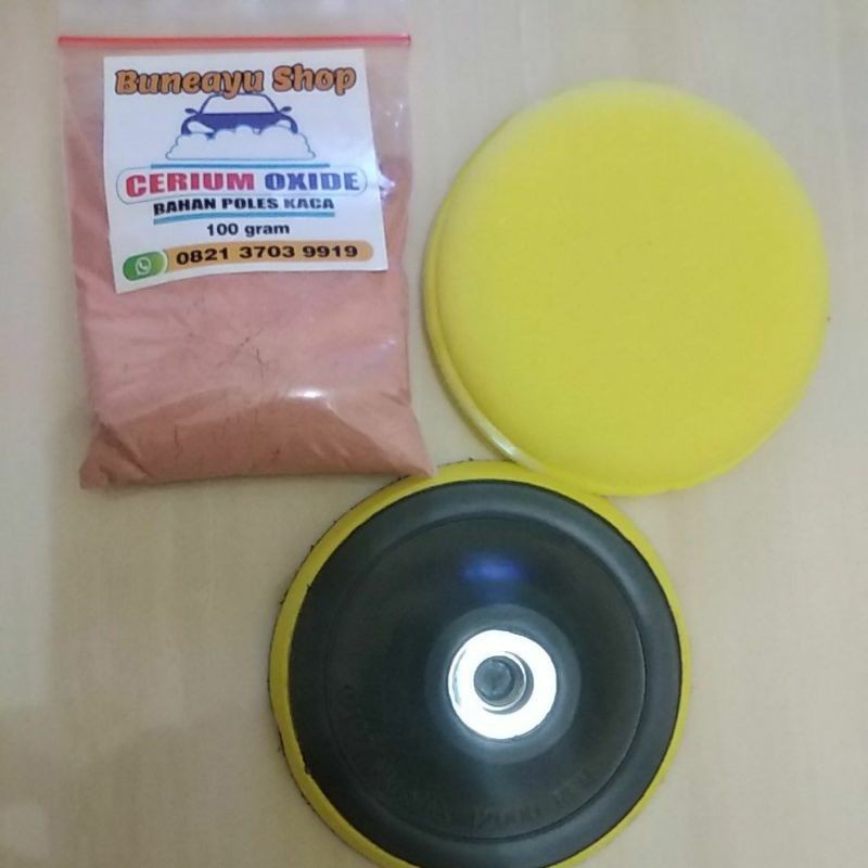 Paket Cerium Oxide, Ghilang Baret Jamur Kaca