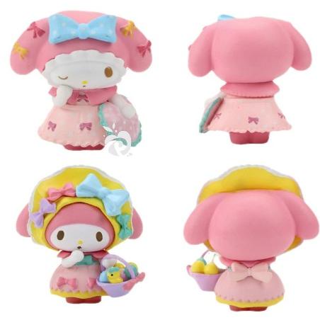 Murah My Melody Figure Set 6 Mainan Pajangan Miniatur Hiasan Topper FG830 Sale