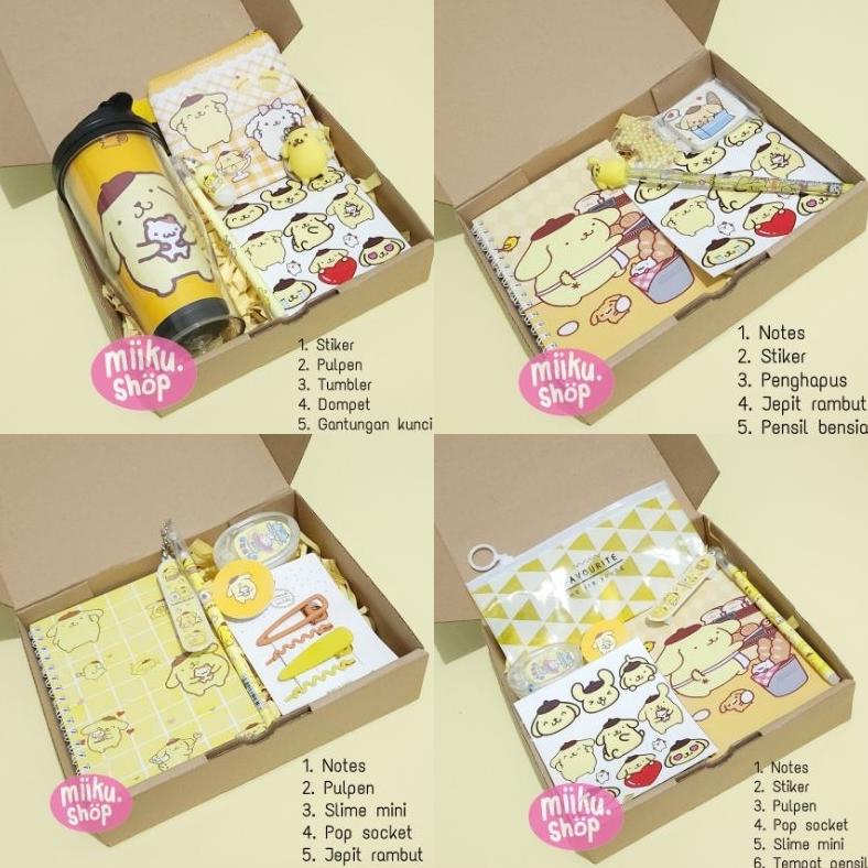

COD BIRTHDAY GIFT HAMPERS KARAKTER SANRIO POMPOMPURIN Termurah
