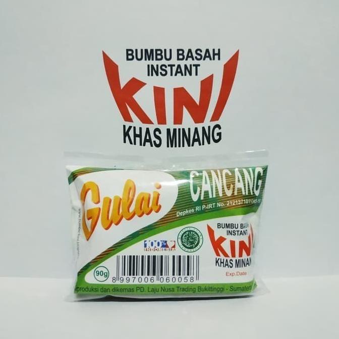 

Bumbu Basah Instant Kini Khas Minang (Gulai Cancang)