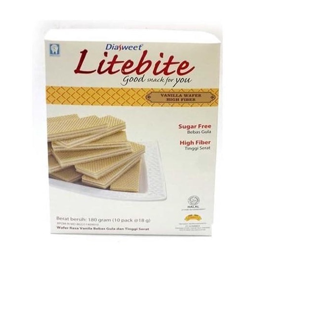 

Kue Wafer Free Sugar | Diasweet Lite Bite Snack Vanilla Wafers 180