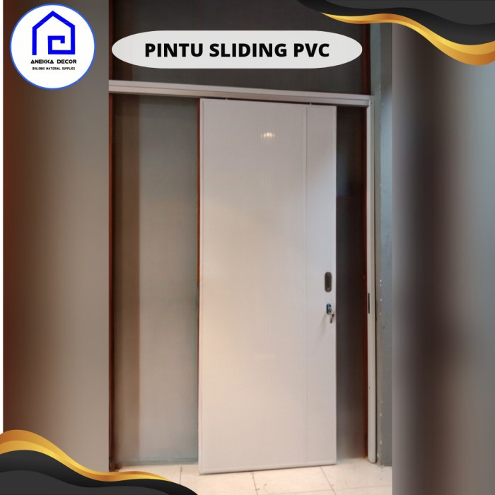 PINTU PVC GESER / SLIDING KAMAR MANDI / KAMAR TIDUR