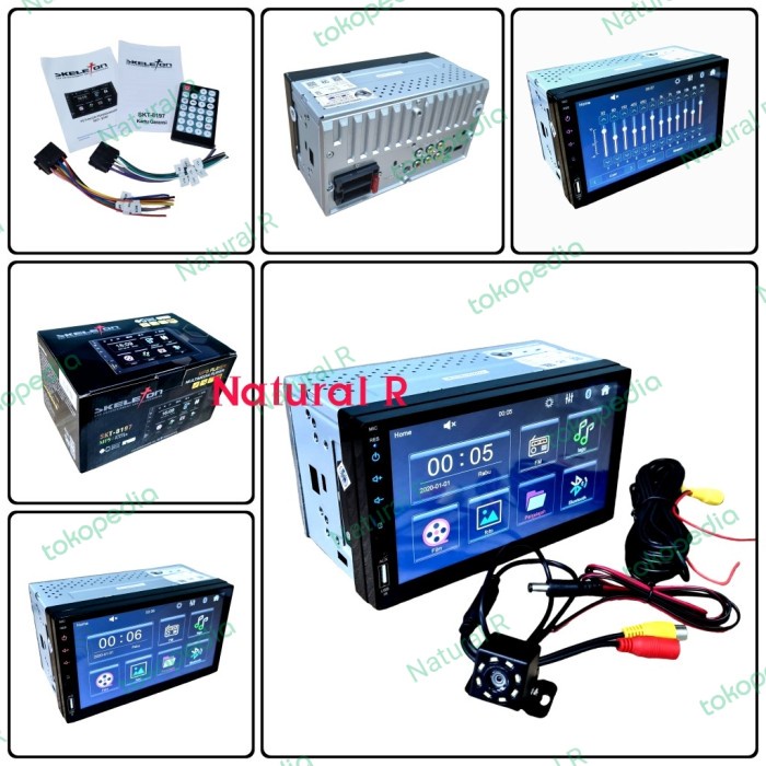 TV Mobil Headunit Double din Skeleton SKT-8197 / SKT - 8197
