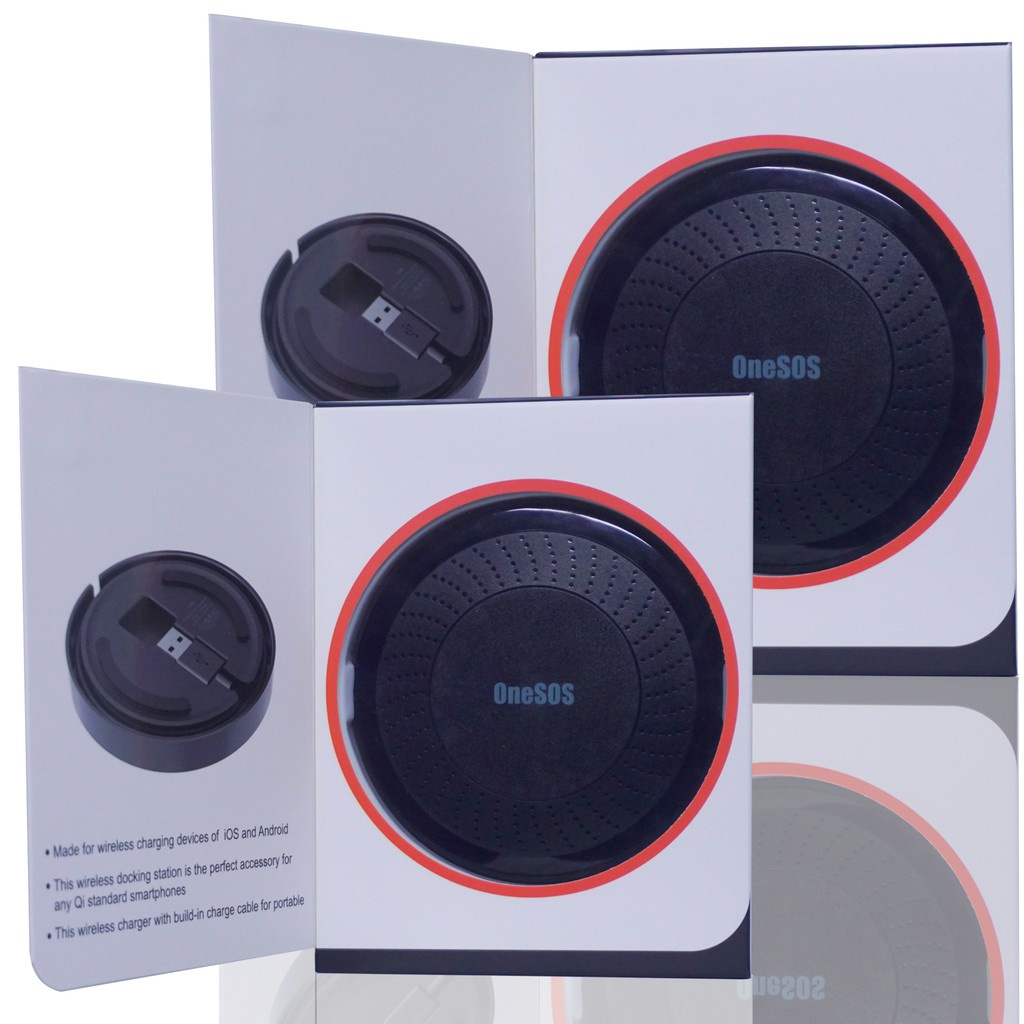 Onesos Wireless Charging Pad Charger Wireless Charger Tempel Fast Charging Charger Hp Tanpa Kabel