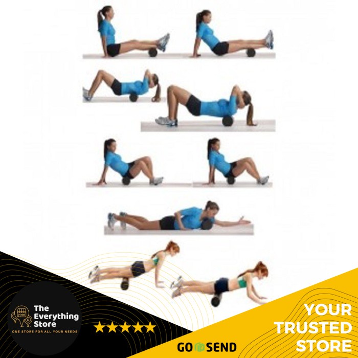 Orthoplus Alat Terapi Paha , Pinggang , Kaki Roller Yoga