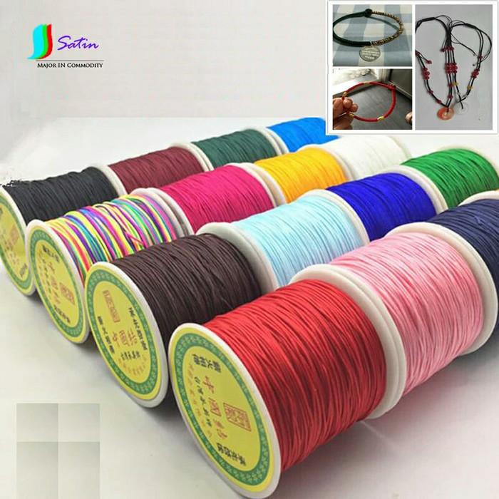 

TERLARIS - TALI GIOK TALI CINA NYLON CORD 1MM SHAMBALA BAHAN CRAFT GELANG KALUNG